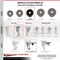 Service Caster 4 Inch Phenolic Swivel Top Plate Caster Set with Total Lock Brake SCC-TTL20S414-PHR-4 - alternate 6